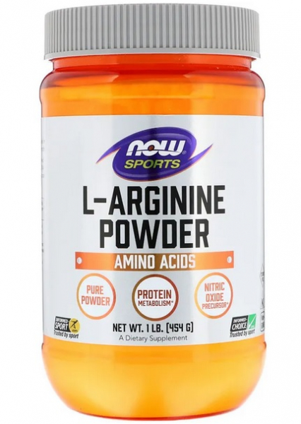 NOW L-Arginine Powder, 454 г