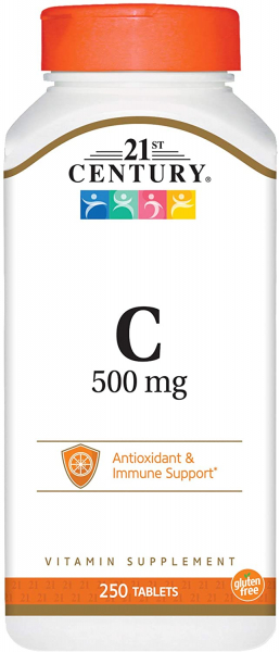 21st Century Vitamin C 500 мг, 250 таб
