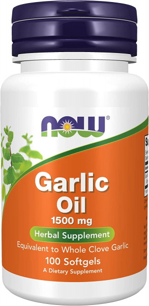 NOW Garlic Oil 1500 мг, 100 капс