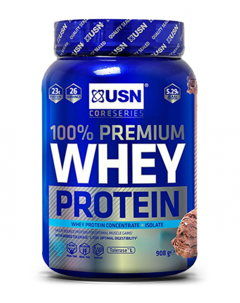USN 100% Premium Whey Protein, 908 г